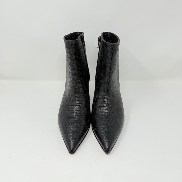 New Bruno Magli Nerina Bootie Black Snake Sz 7.5 - Picture 7 of 13